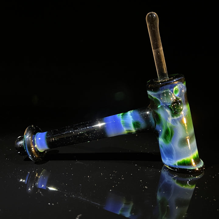 Green Money Hash Hammer Glass Pipe KOP Glass   