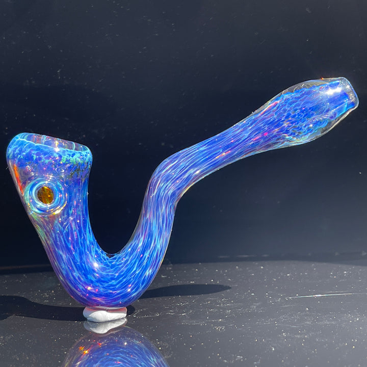 Purple Nebula Swoop Pipe Glass Pipe Tako Glass   