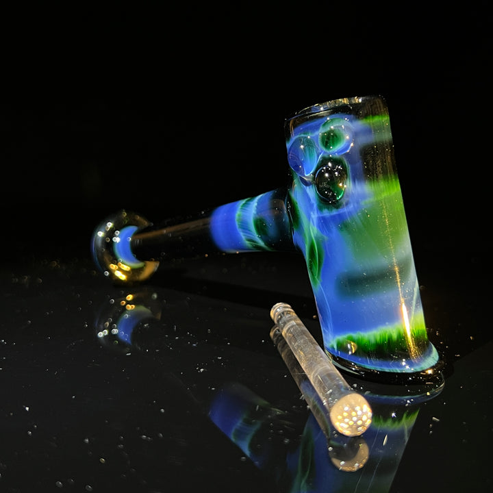 Green Money Hash Hammer Glass Pipe KOP Glass   