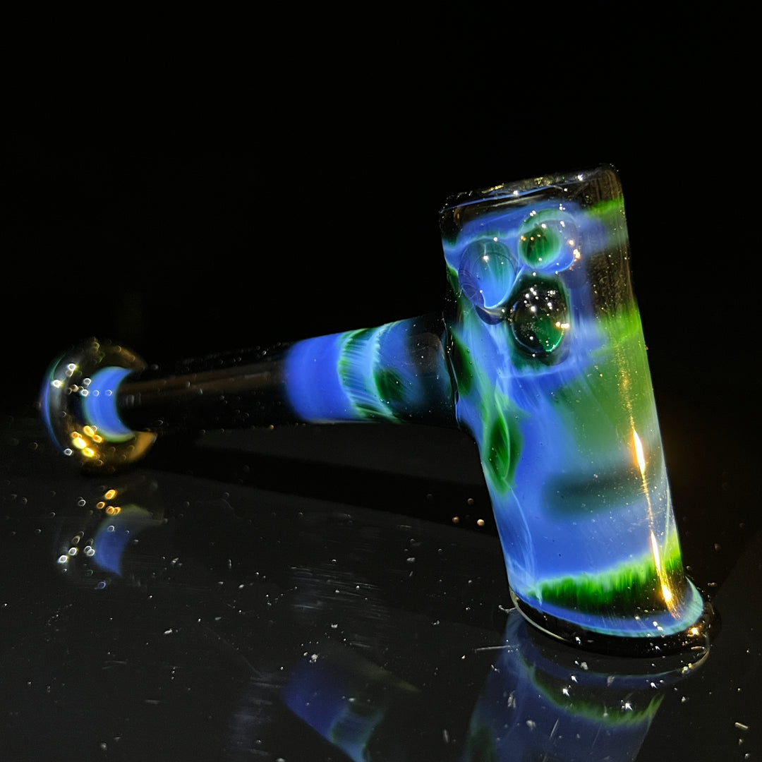 Green Money Hash Hammer Glass Pipe KOP Glass   