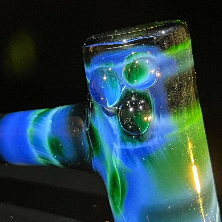 Green Money Hash Hammer Glass Pipe KOP Glass   