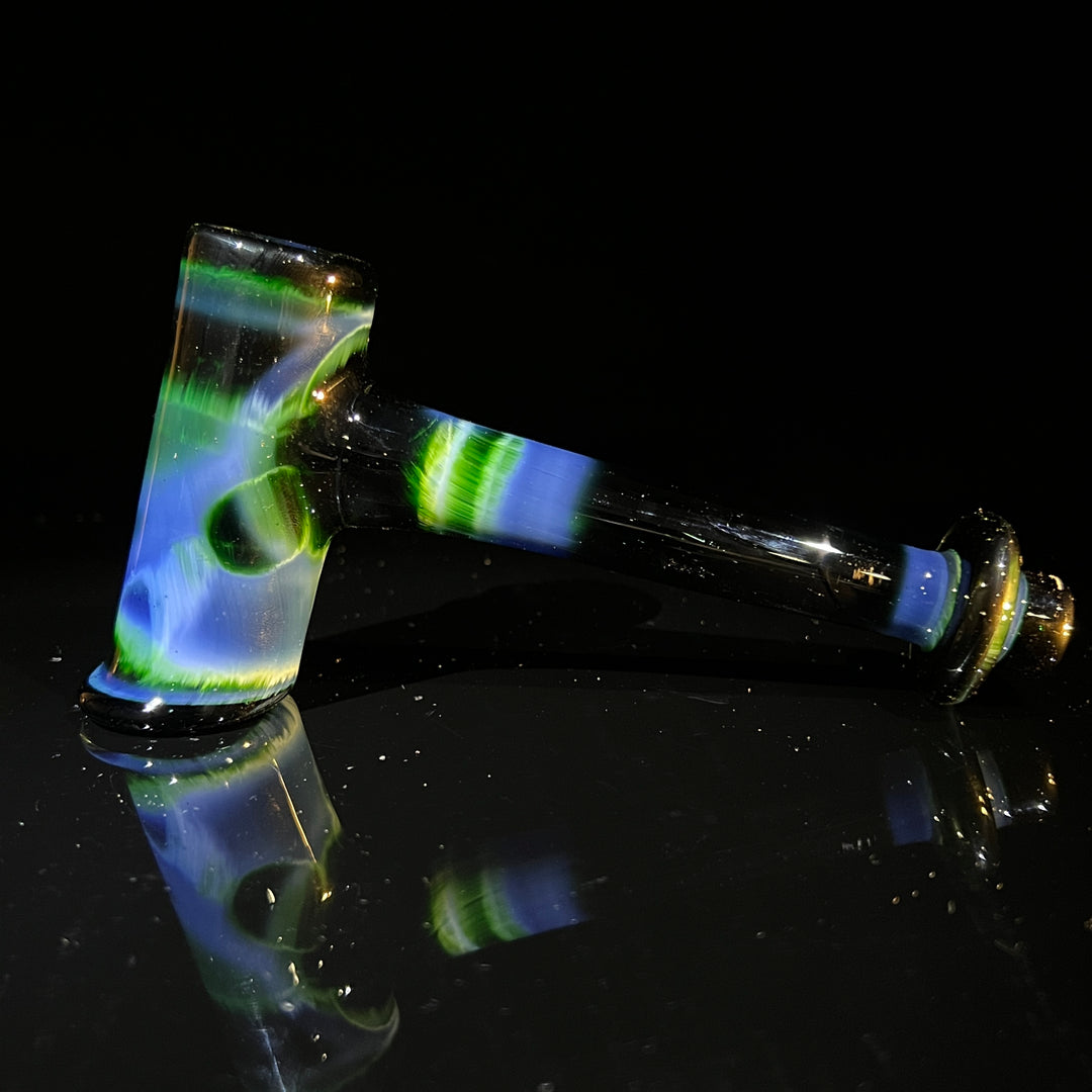 Green Money Hash Hammer Glass Pipe KOP Glass   