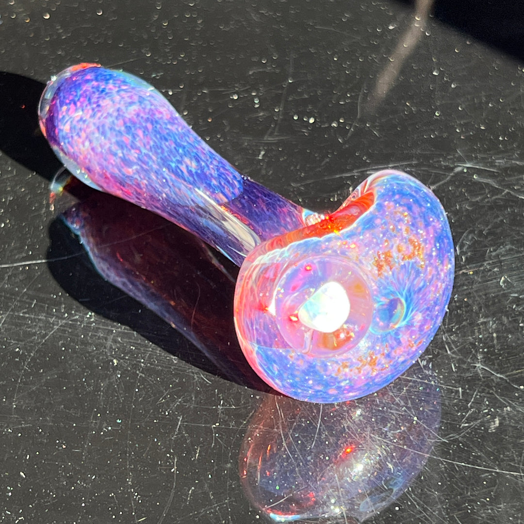 Purple Magic Opal Marble Pipe Glass Pipe Beezy Glass   