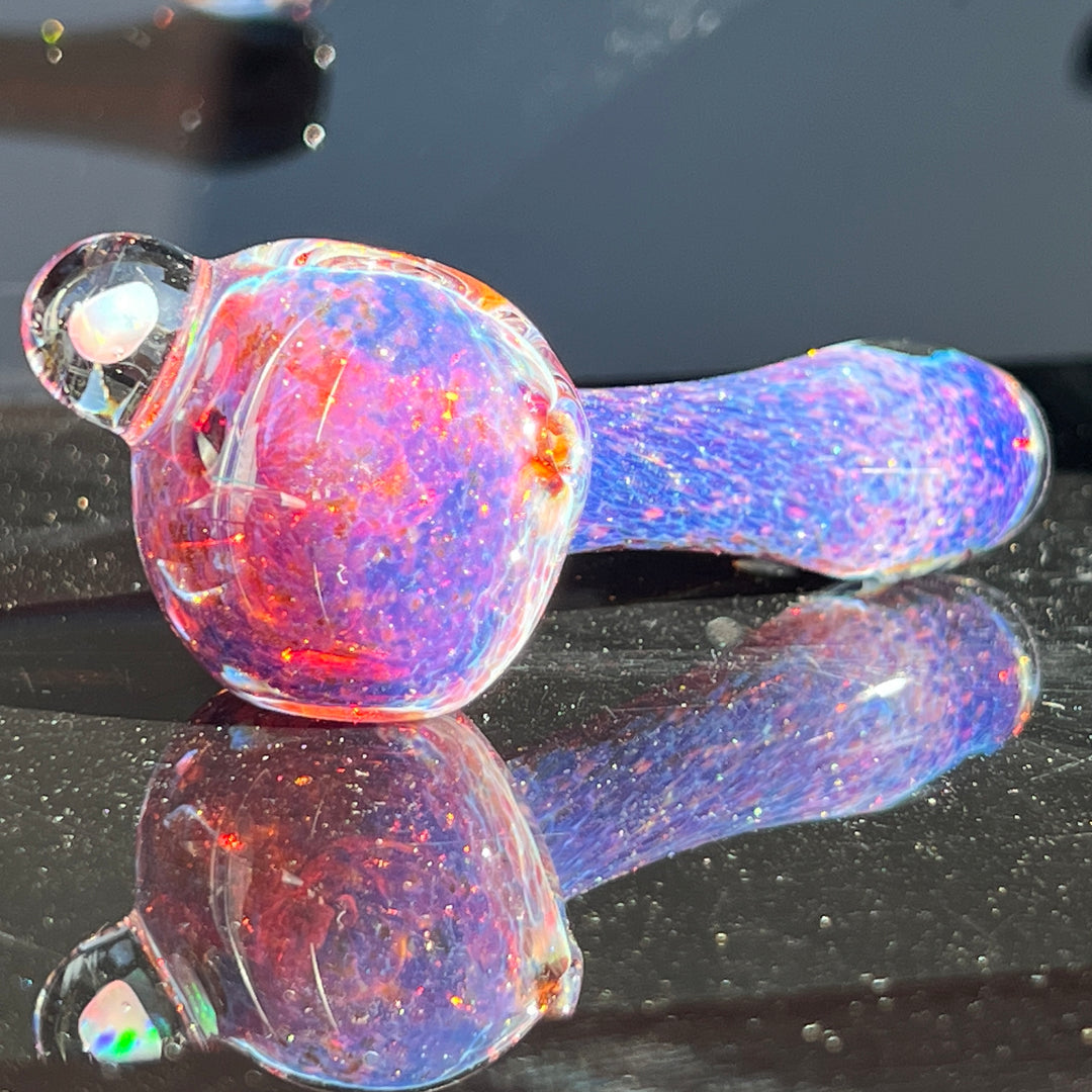 Purple Magic Opal Marble Pipe Glass Pipe Beezy Glass   