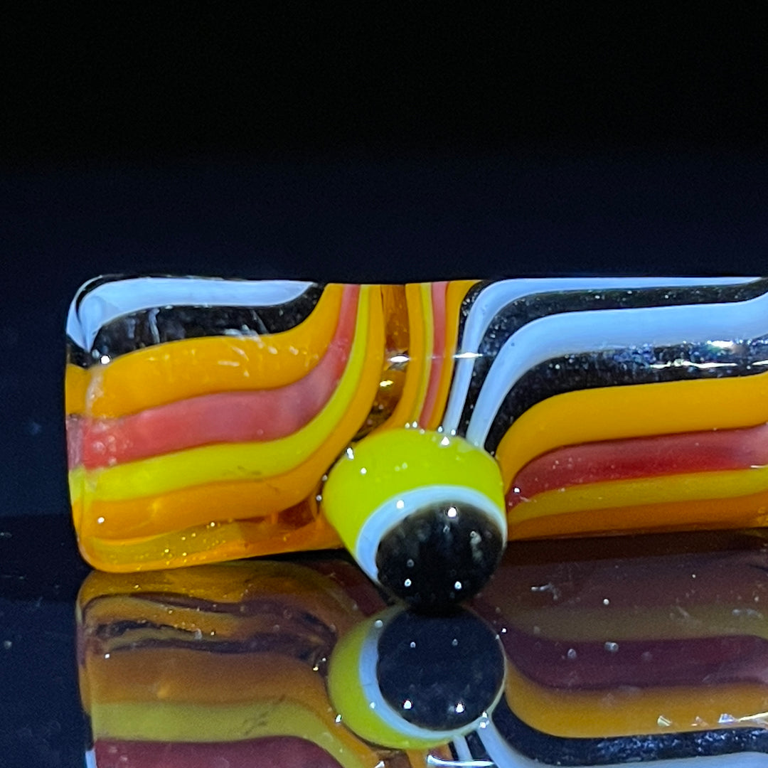 Twisty Stacks Chillum Glass Pipe Gladstone Glass   