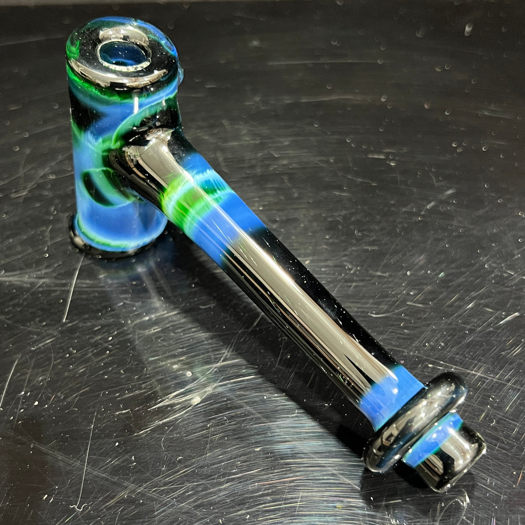 Green Money Hash Hammer Glass Pipe KOP Glass   