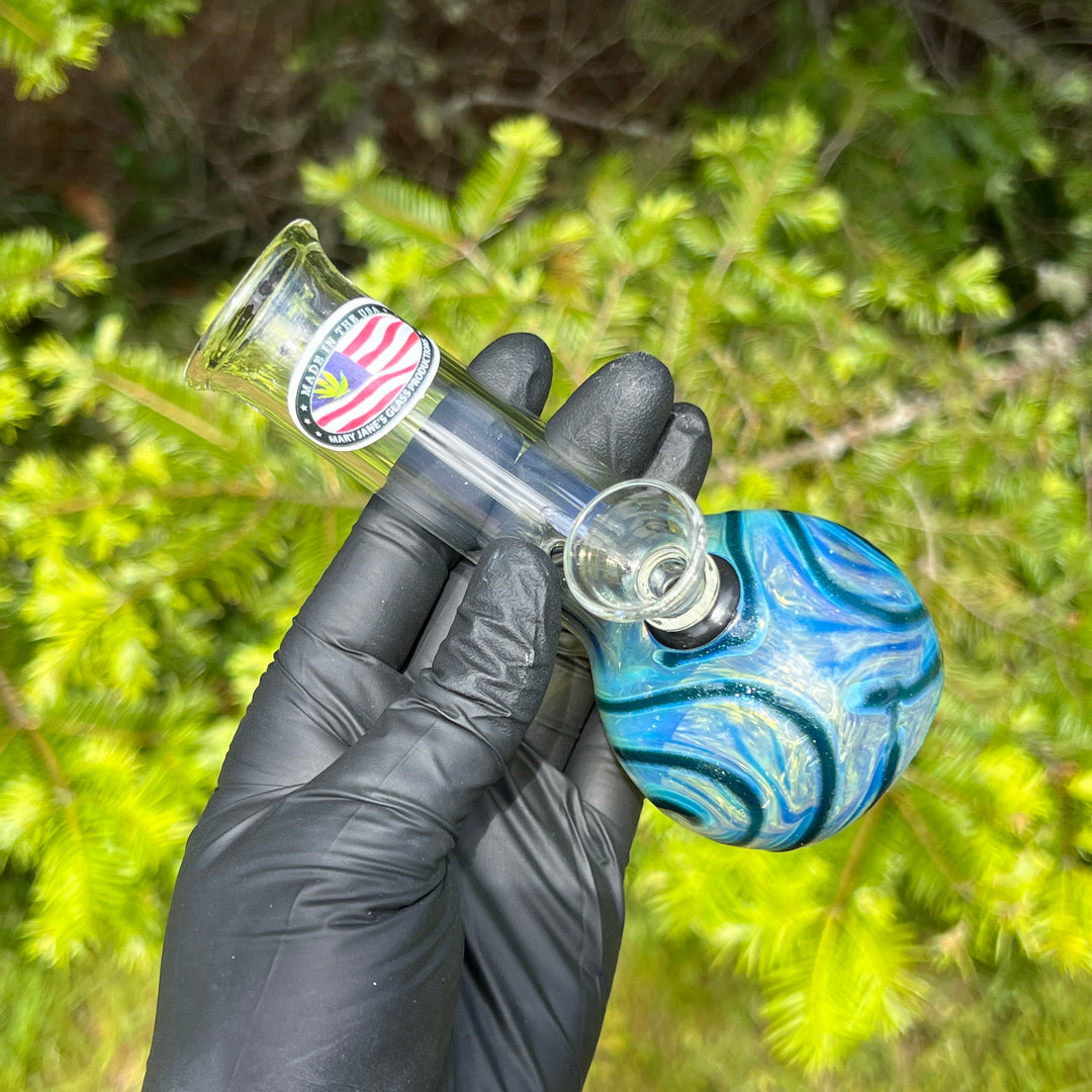 5" Fumed Mini Bong Glass Pipe Mary Jane's Glass   