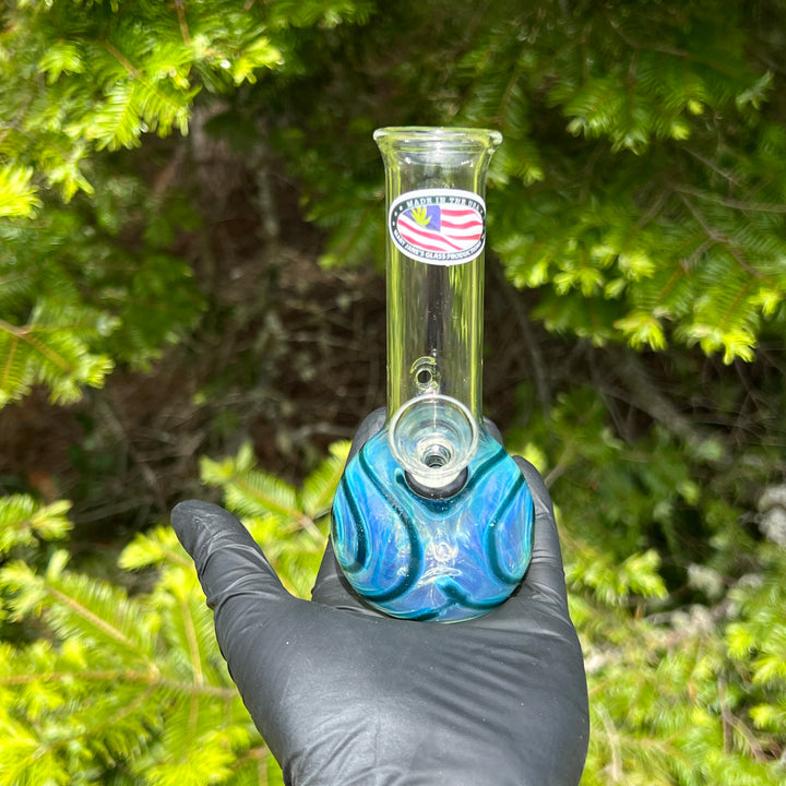 5" Fumed Mini Bong Glass Pipe Mary Jane's Glass   