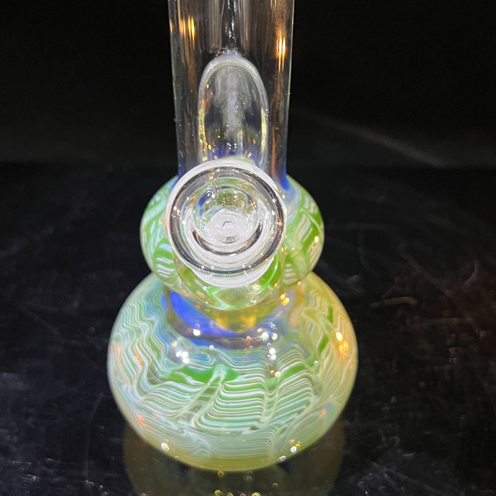 9" Fumed Bubble Bong Glass Pipe Mary Jane's Glass   