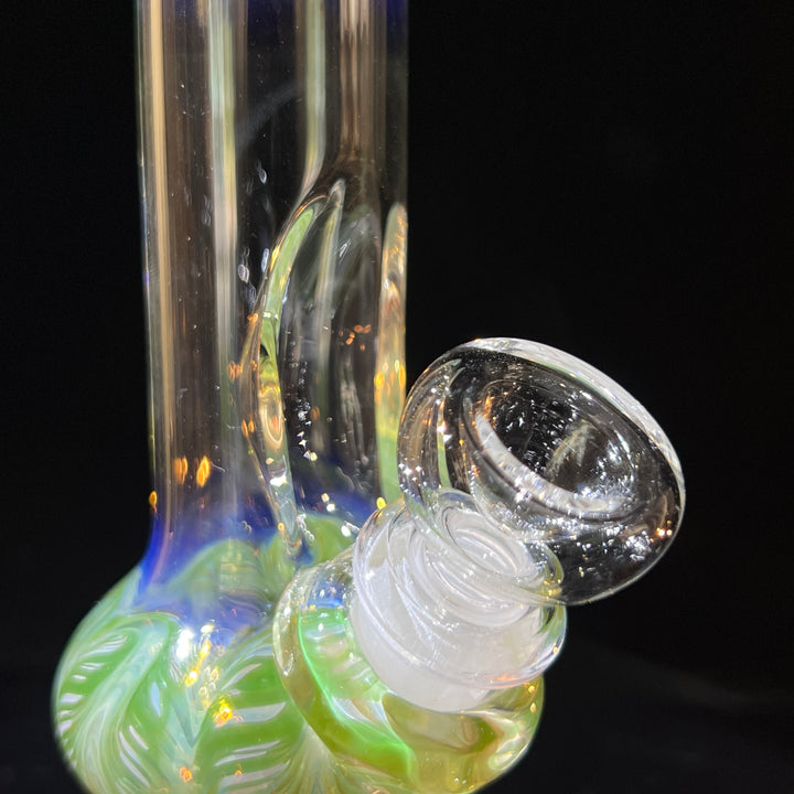 9" Fumed Bubble Bong Glass Pipe Mary Jane's Glass   