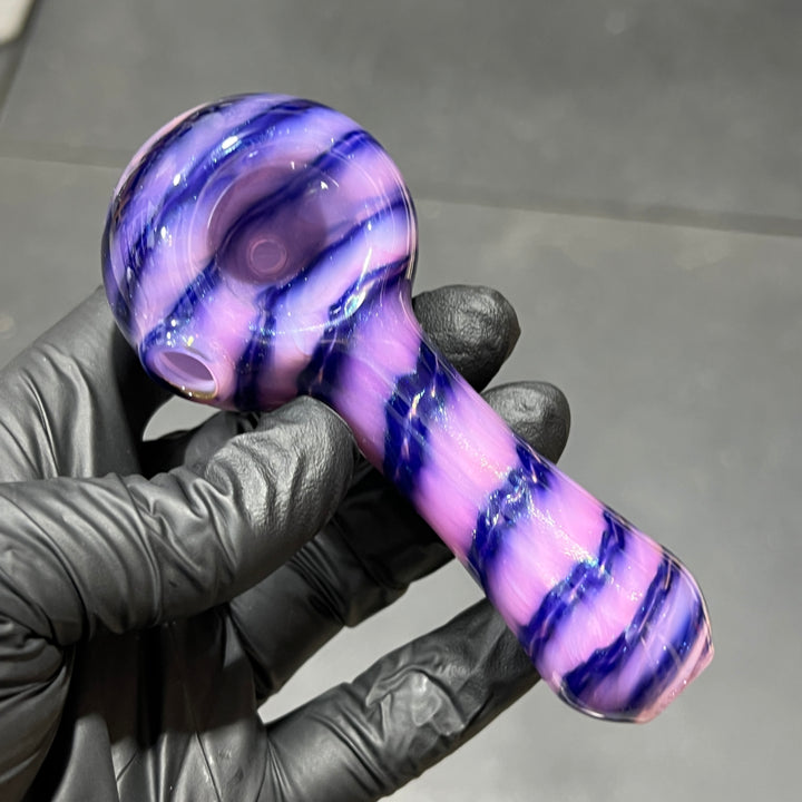 Cheshire Cat Spoon Glass Pipe Jedi Glassworks