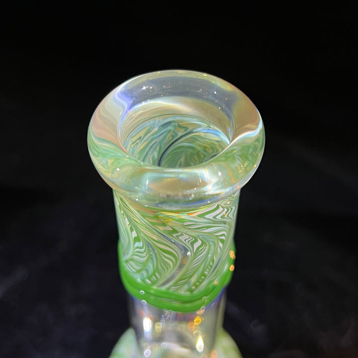 9" Fumed Bubble Bong Glass Pipe Mary Jane's Glass   