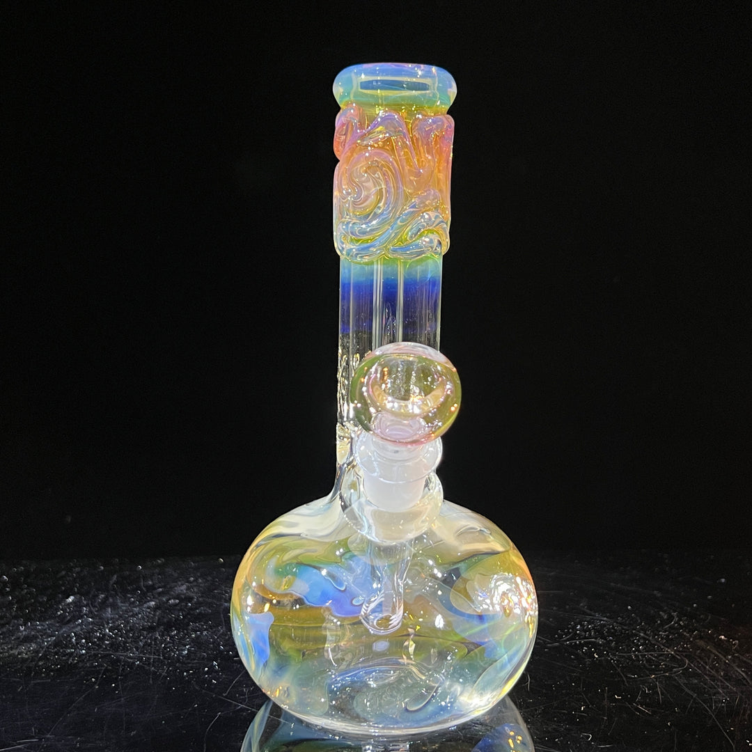 8" Fumed Bubble Bong Glass Pipe Mary Jane's Glass   