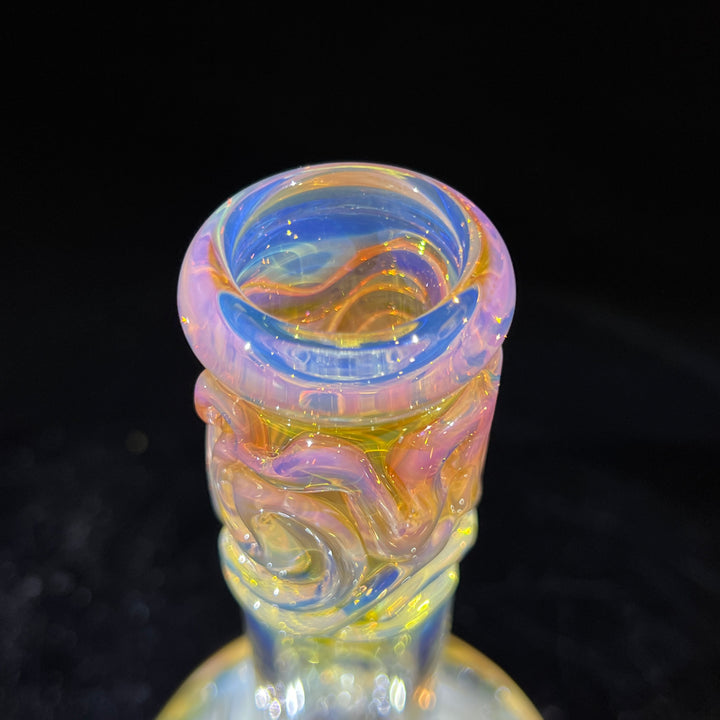 8" Fumed Bubble Bong Glass Pipe Mary Jane's Glass   