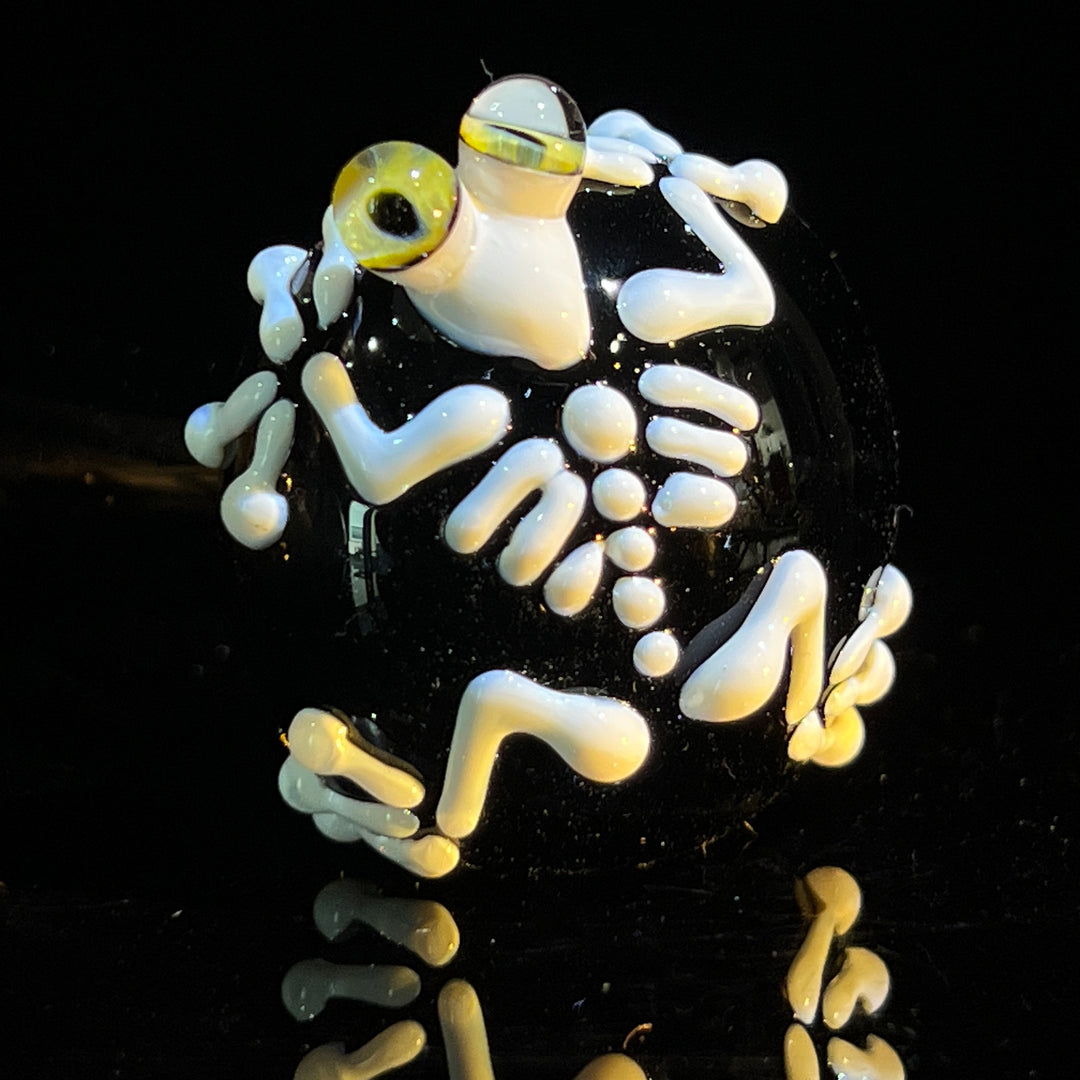 Frog Skeleton Pocket Pipe Glass Pipe Beezy Glass   