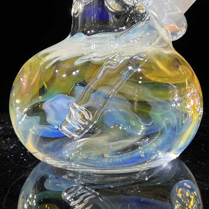 8" Fumed Bubble Bong Glass Pipe Mary Jane's Glass   