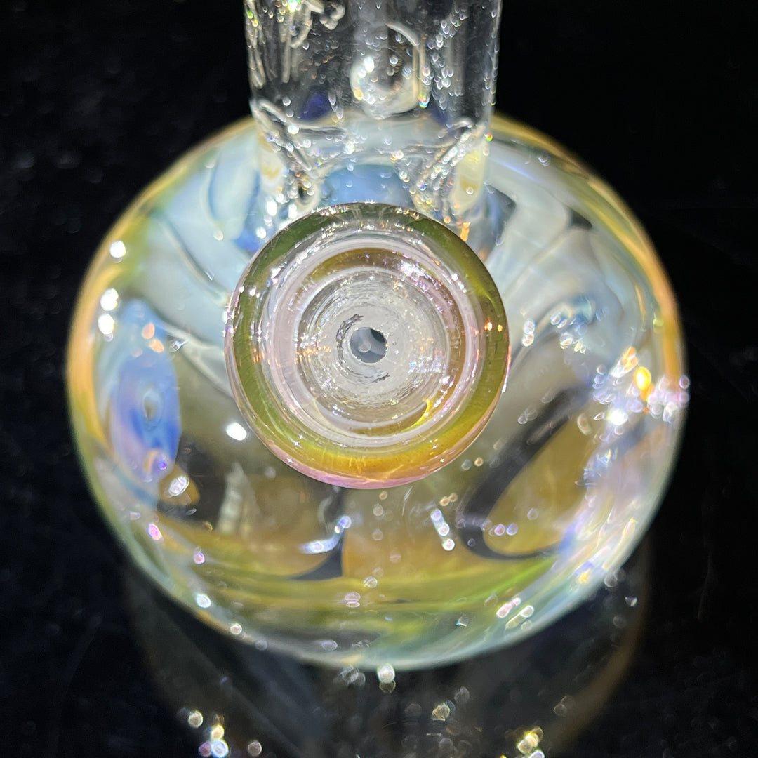 8" Fumed Bubble Bong Glass Pipe Mary Jane's Glass   