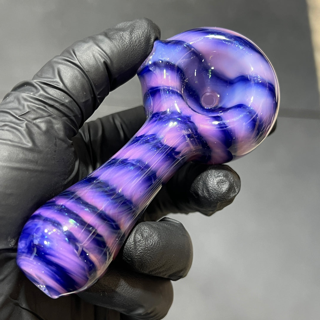 Cheshire Cat Spoon Glass Pipe Jedi Glassworks