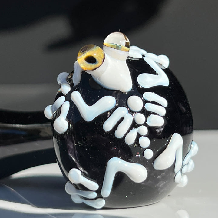 Frog Skeleton Pocket Pipe Glass Pipe Beezy Glass   