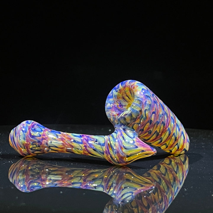 Jedi Multi-Color Sidecar Bubbler Glass Pipe Jedi Glassworks