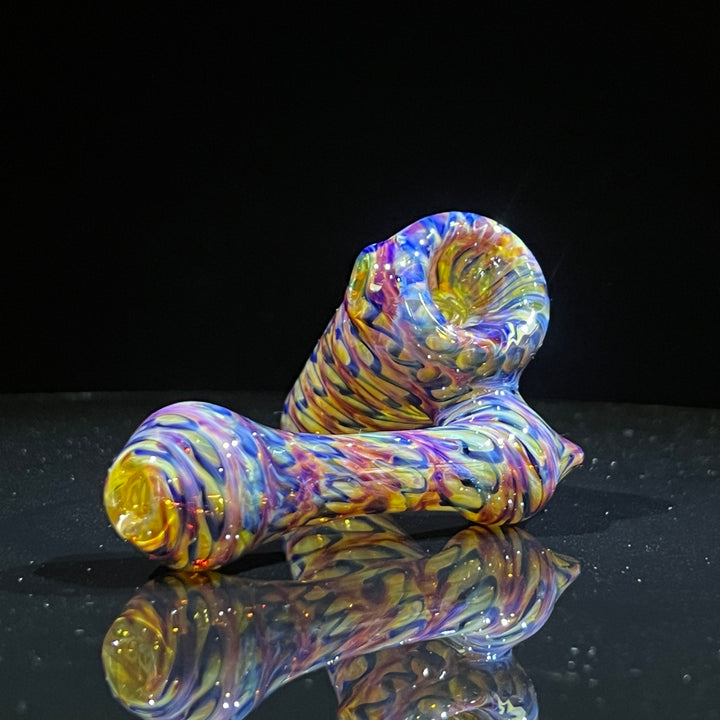 Jedi Multi-Color Sidecar Bubbler Glass Pipe Jedi Glassworks