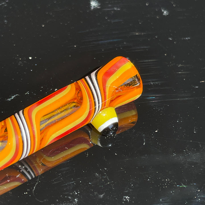 Twisty Stacks Chillum Glass Pipe Gladstone Glass   