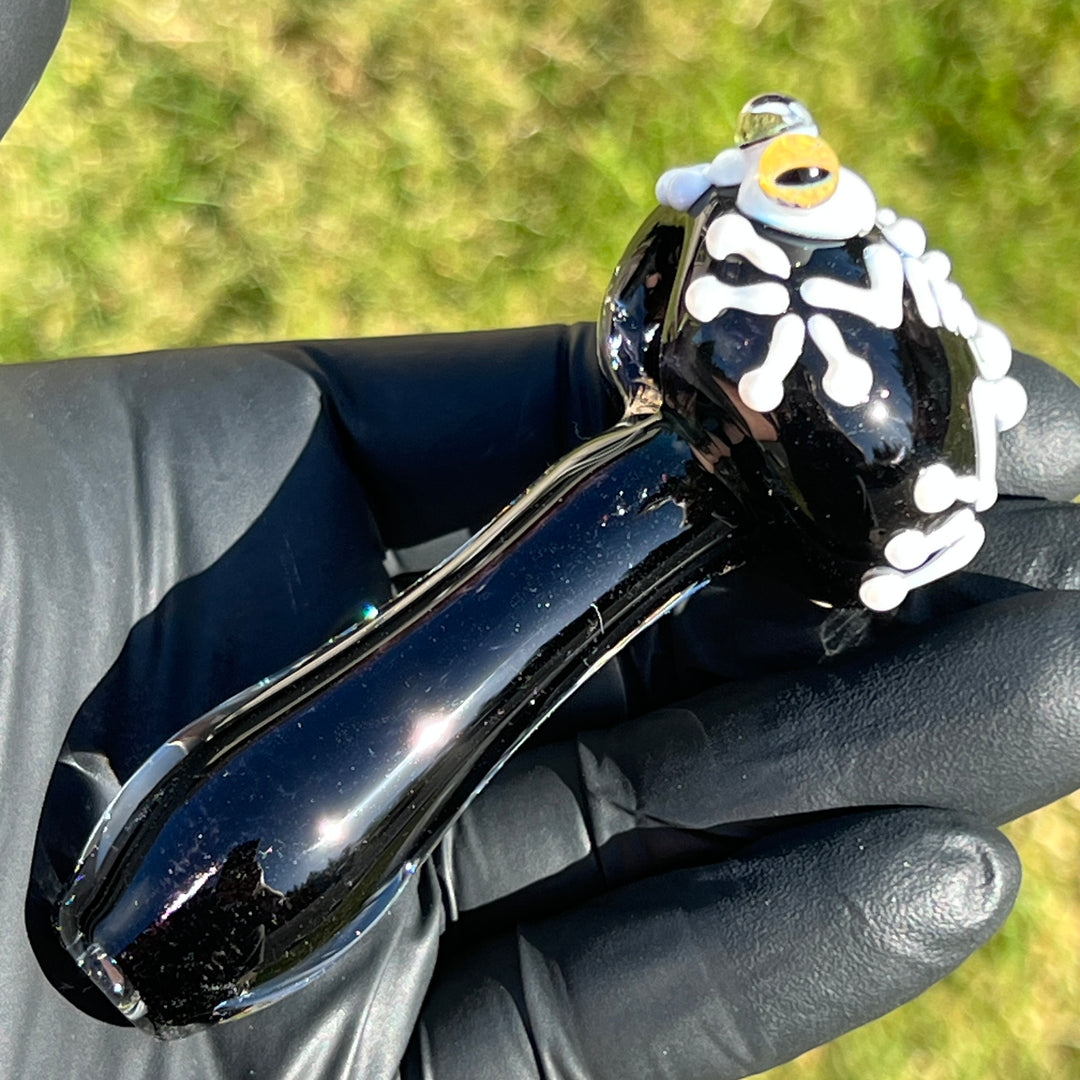 Frog Skeleton Pocket Pipe Glass Pipe Beezy Glass   