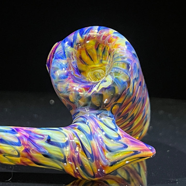 Jedi Multi-Color Sidecar Bubbler Glass Pipe Jedi Glassworks