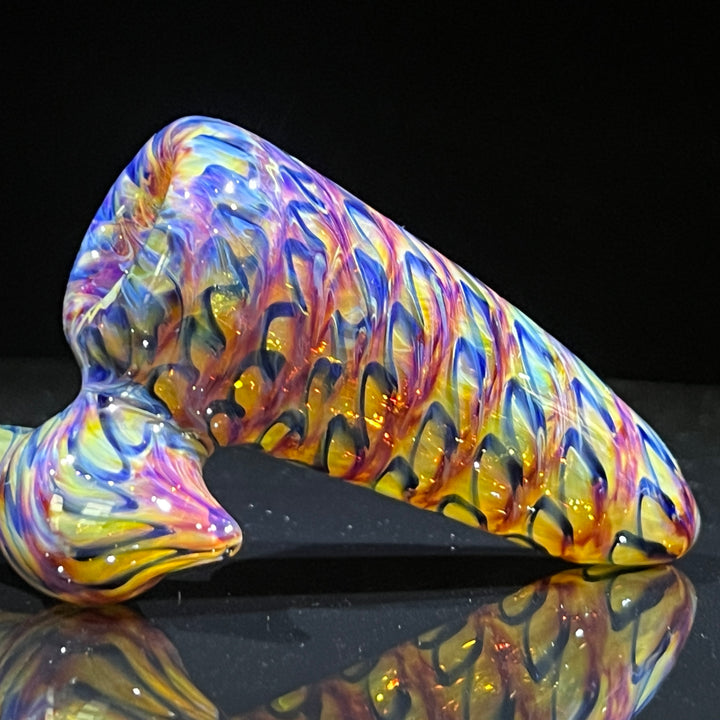 Jedi Multi-Color Sidecar Bubbler Glass Pipe Jedi Glassworks