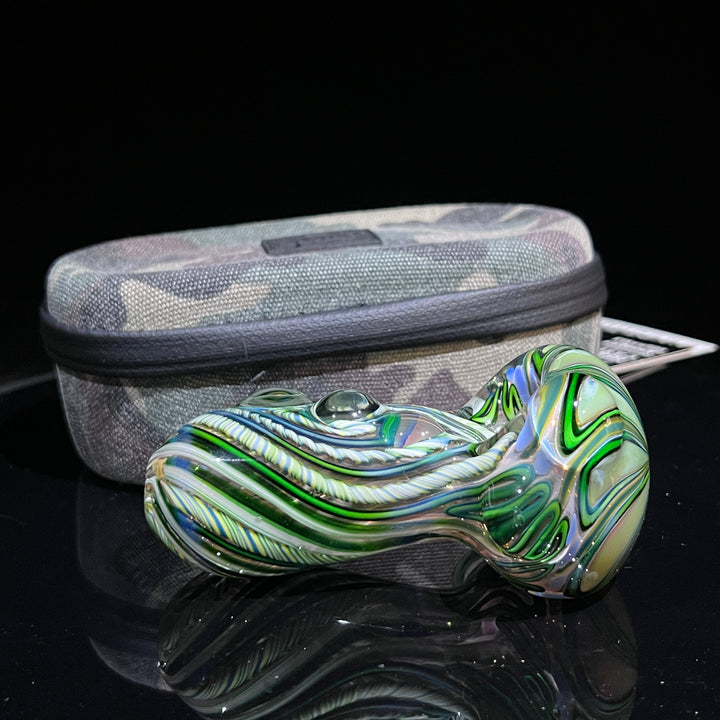 Inside Out Chonker Pipe + Case Combo Glass Pipe Pattymelt Glass   