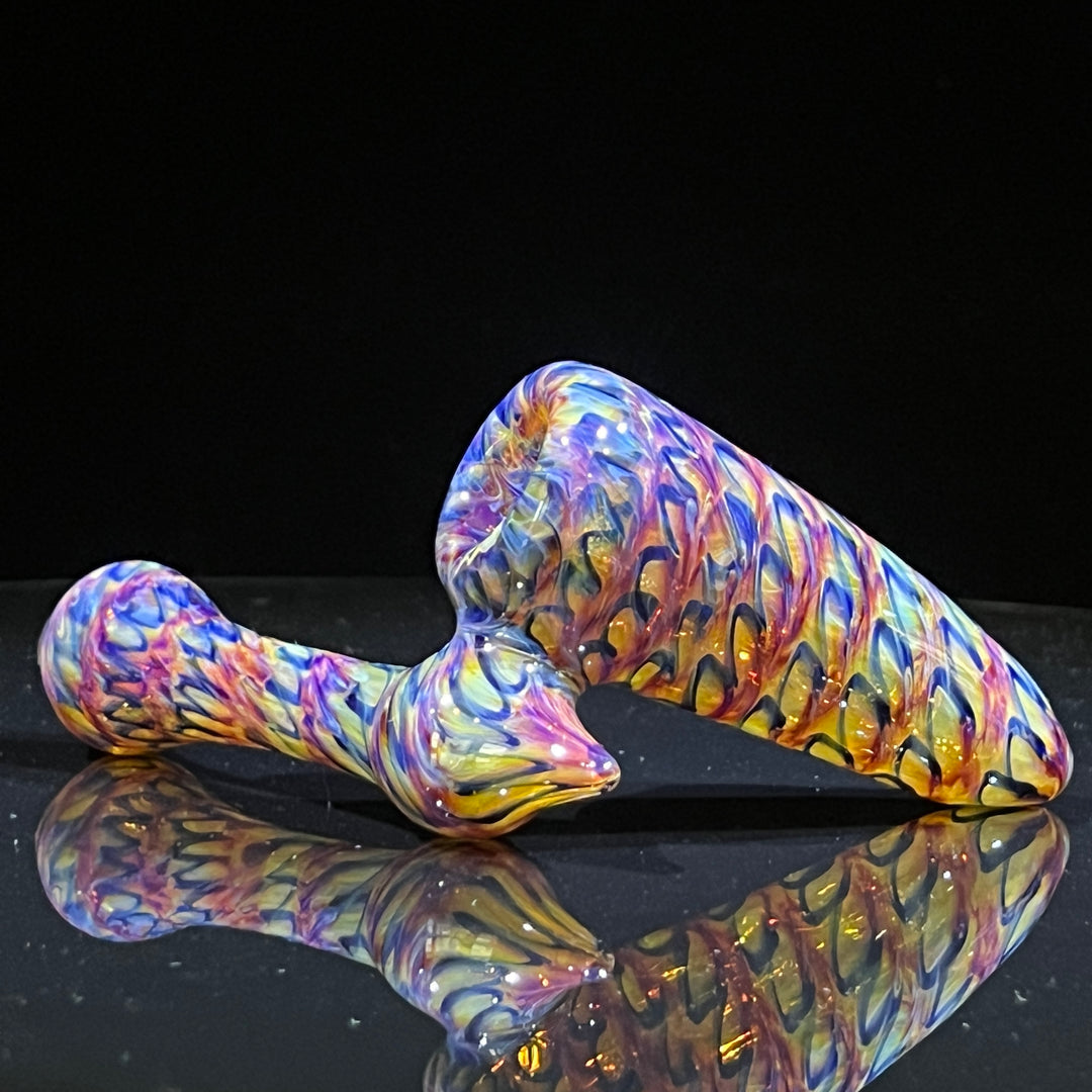 Jedi Multi-Color Sidecar Bubbler Glass Pipe Jedi Glassworks