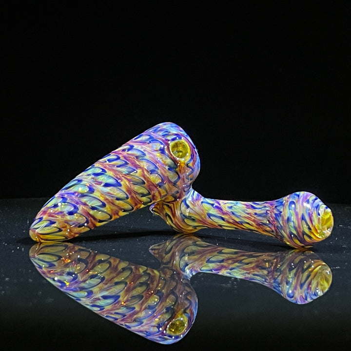 Jedi Multi-Color Sidecar Bubbler Glass Pipe Jedi Glassworks