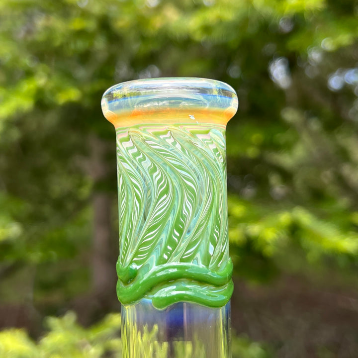 9" Fumed Bubble Bong Glass Pipe Mary Jane's Glass   