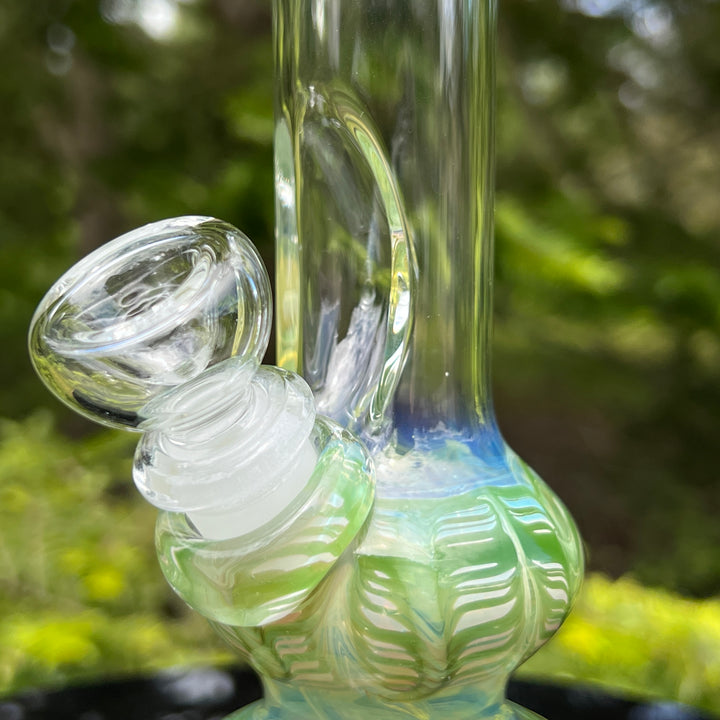 9" Fumed Bubble Bong Glass Pipe Mary Jane's Glass   