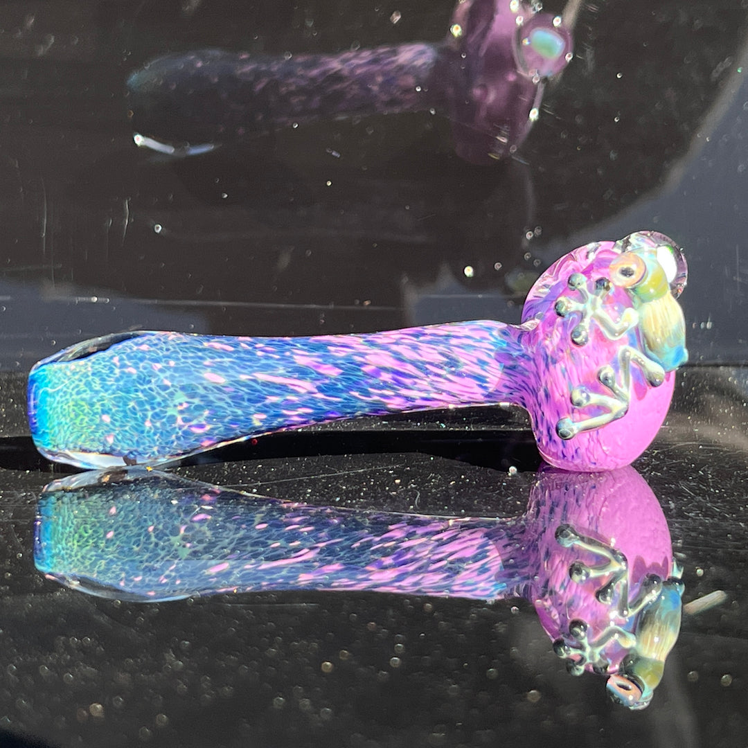 Fancy Opal Frog Spoon Glass Pipe Beezy Glass   