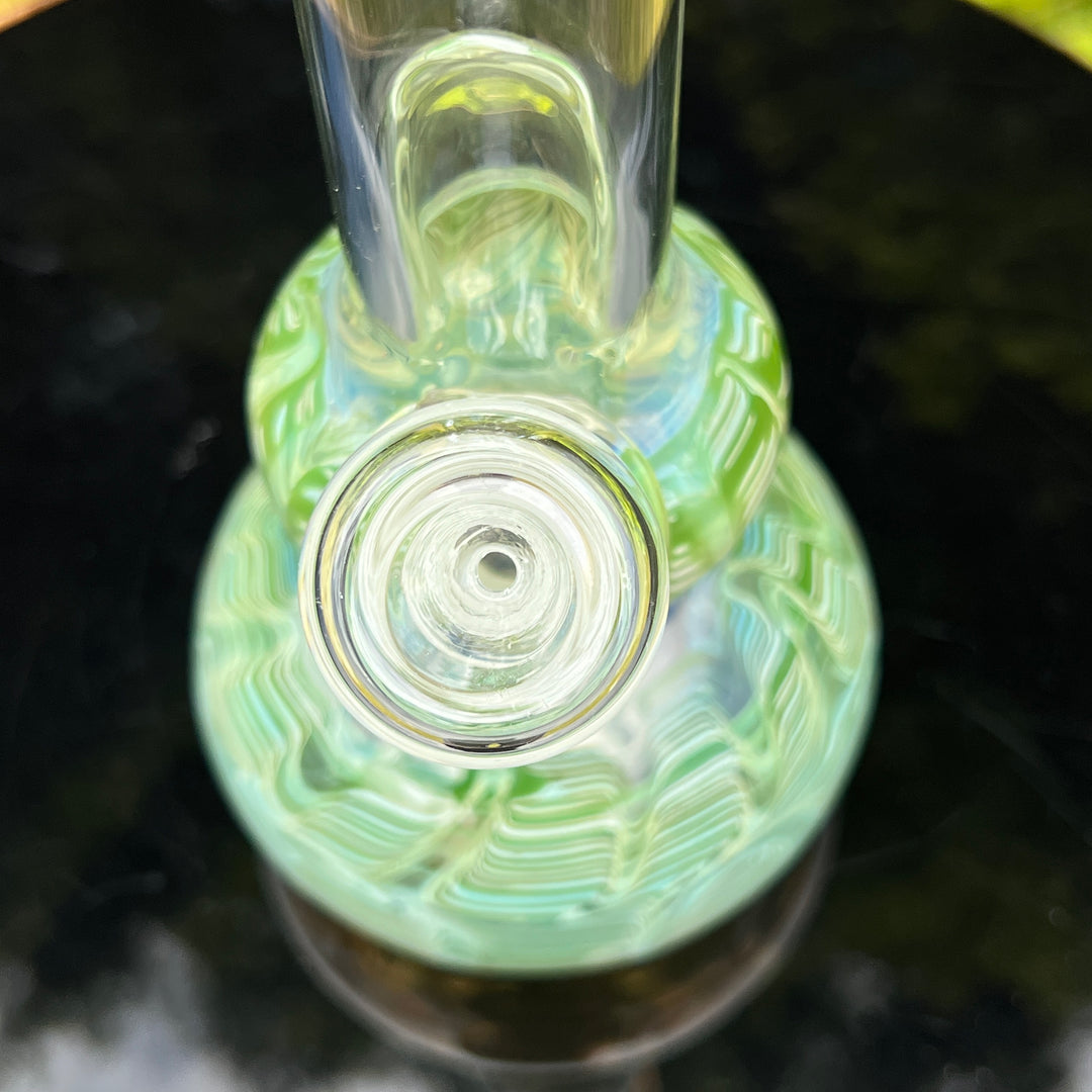 9" Fumed Bubble Bong Glass Pipe Mary Jane's Glass   