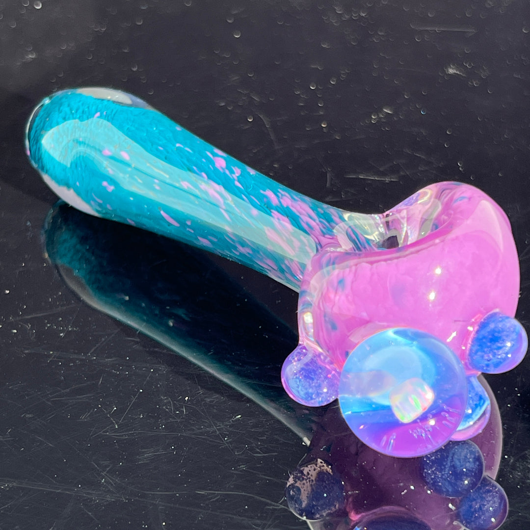 Frozen Explosion Opal Marble Pipe Glass Pipe Beezy Glass   