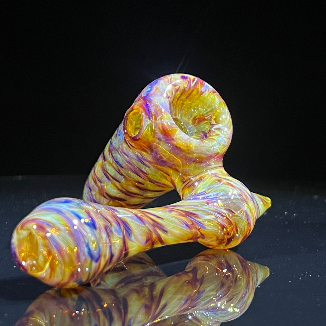 Jedi Multi-Color Sidecar Bubbler Glass Pipe Jedi Glassworks