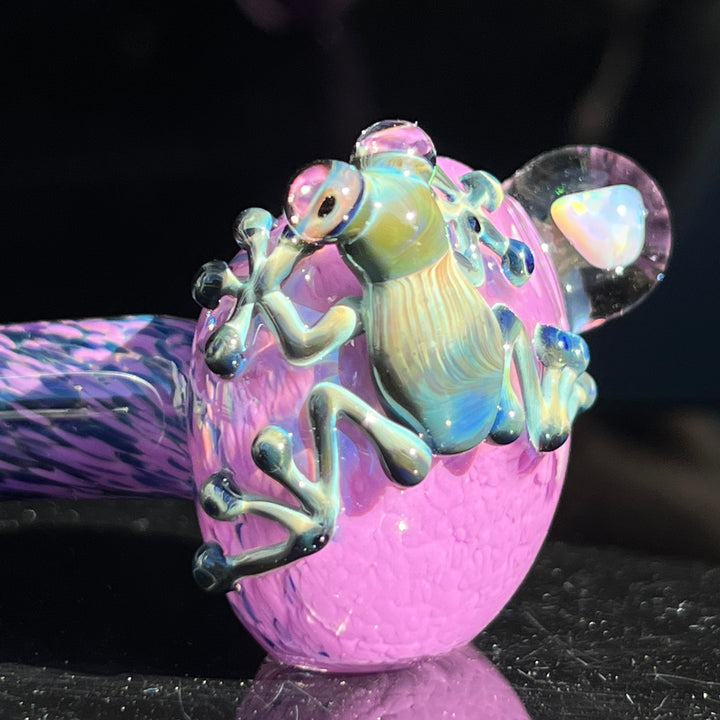 Fancy Opal Frog Spoon Glass Pipe Beezy Glass   