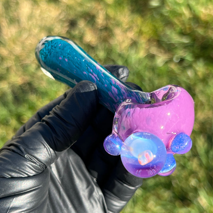 Frozen Explosion Opal Marble Pipe Glass Pipe Beezy Glass   