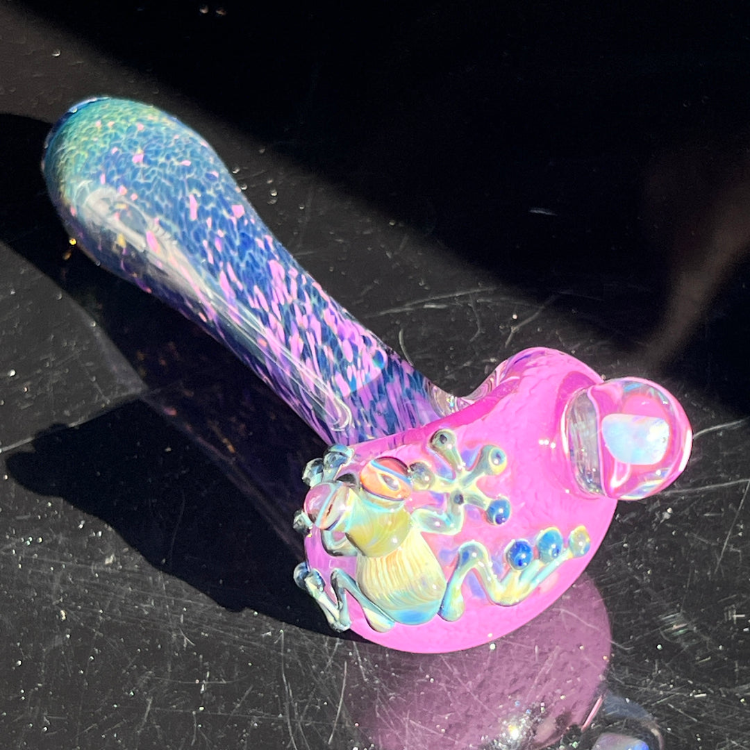 Fancy Opal Frog Spoon Glass Pipe Beezy Glass   