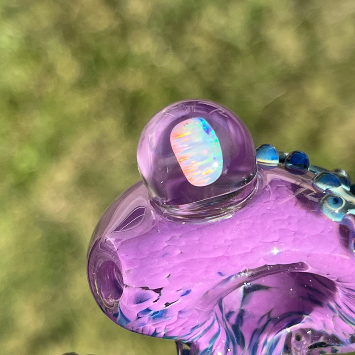 Fancy Opal Frog Spoon Glass Pipe Beezy Glass   