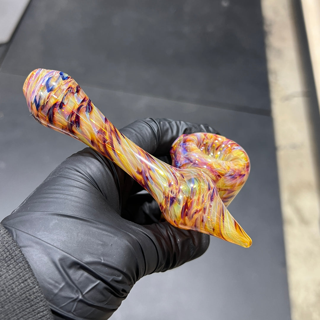 Jedi Multi-Color Sidecar Bubbler Glass Pipe Jedi Glassworks