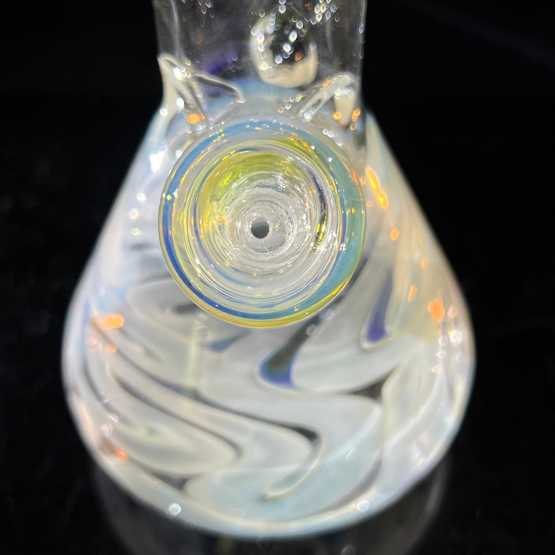 10" Fumed Twist Beaker Bong Glass Pipe Mary Jane's Glass   