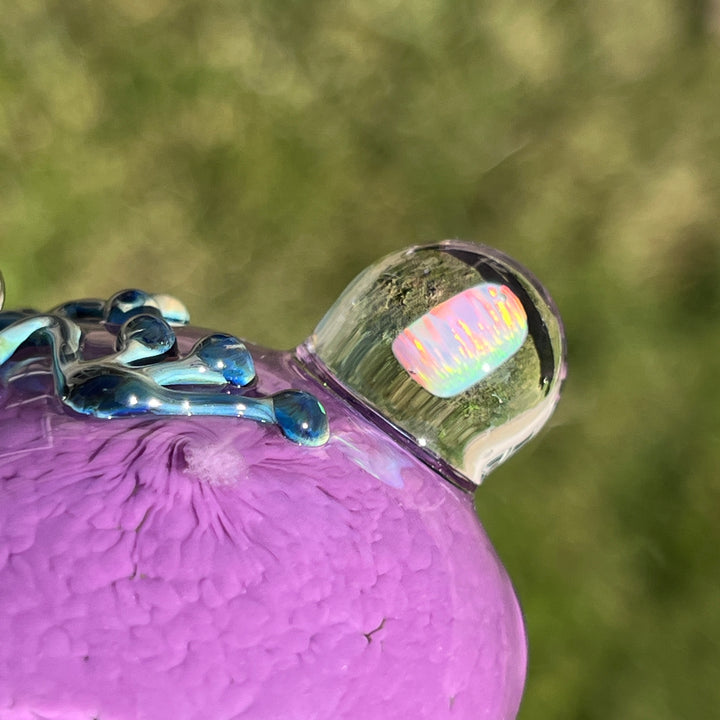 Fancy Opal Frog Spoon Glass Pipe Beezy Glass   