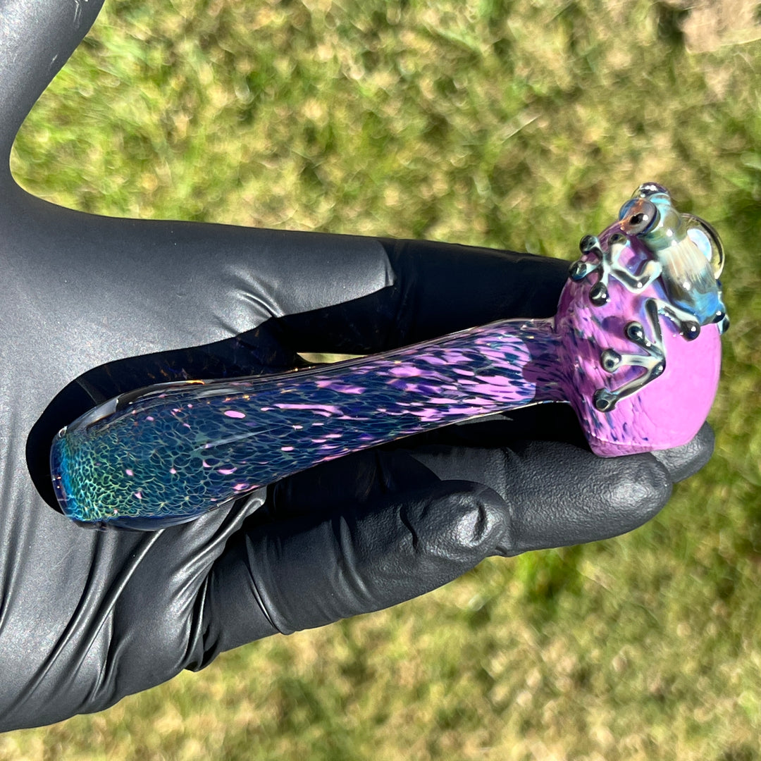 Fancy Opal Frog Spoon Glass Pipe Beezy Glass   