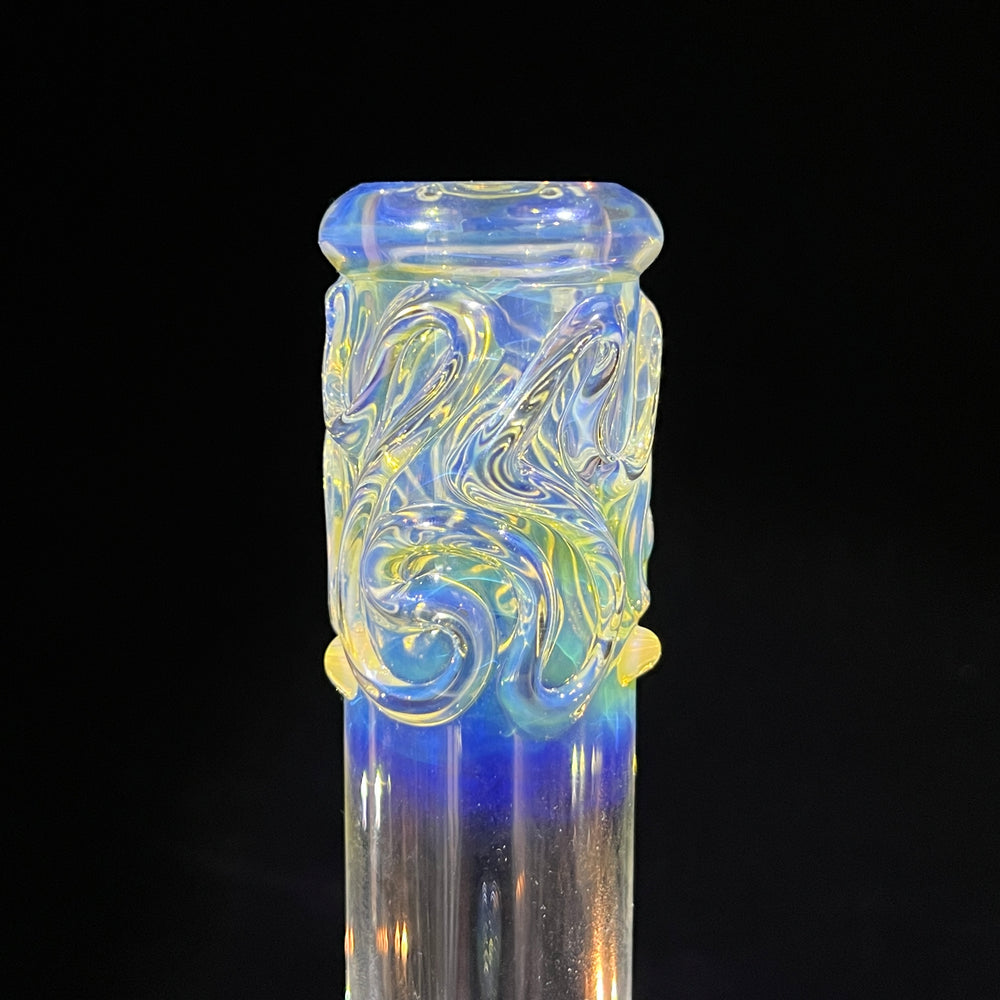 10" Fumed Twist Beaker Bong Glass Pipe Mary Jane's Glass   