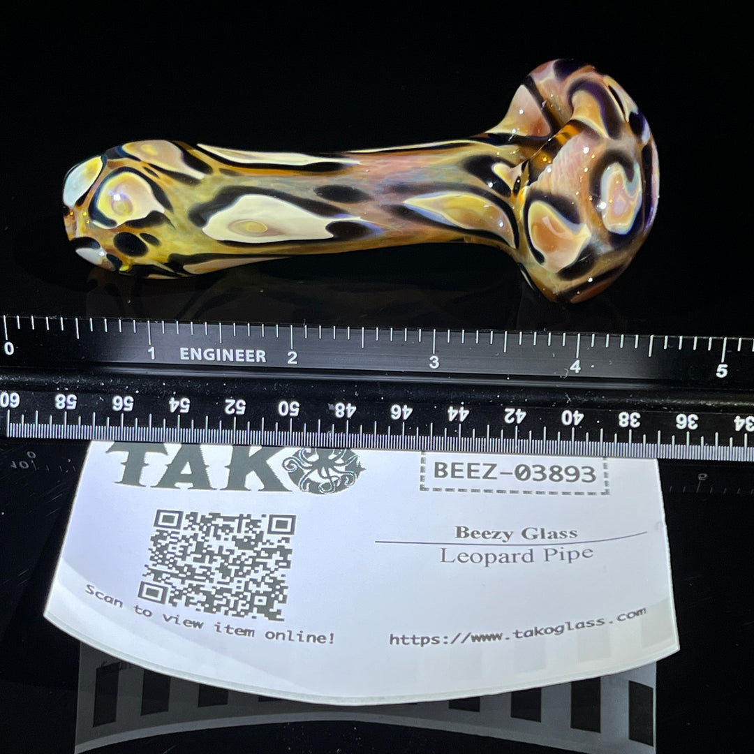 Leopard Pipe Glass Pipe Beezy Glass   