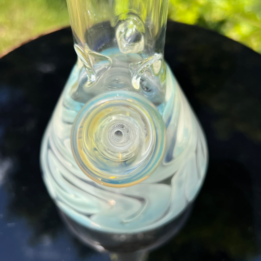 10" Fumed Twist Beaker Bong Glass Pipe Mary Jane's Glass   