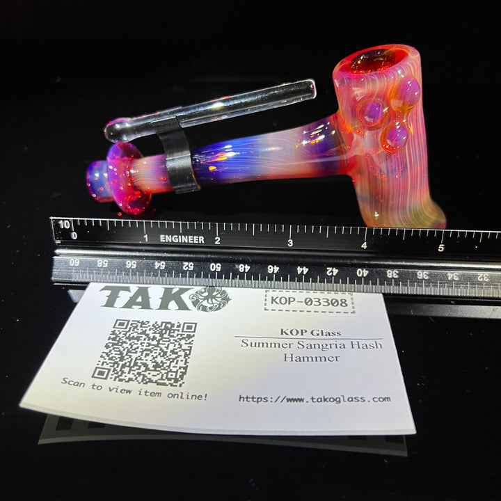 Summer Sangria Hash Hammer Glass Pipe KOP Glass   